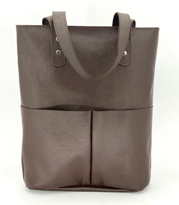 Жіноча шкіряна сумка Шопер Коричневий Dekey шопер коричневий флотар 1.0 фото
