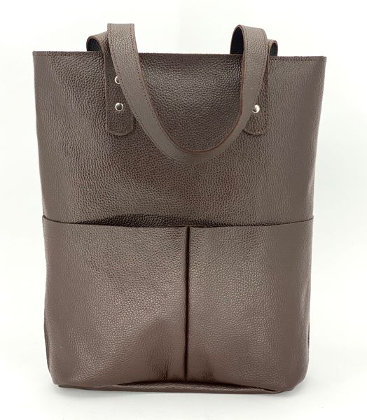 Жіноча шкіряна сумка Шопер Коричневий Dekey  шопер коричневий флотар 1.0 фото