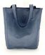 Жіноча шкіряна сумка Шопер Синій Dekey  шопер синій флотар фото 2