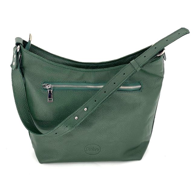 Жіноча шкіряна сумка Сара Зелений Dekey  сара зелений флотар фото