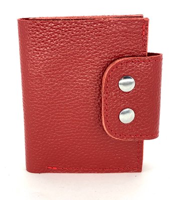 Шкіряний гаманець 13.0 Червоний Dekey (9041) 9041 фото