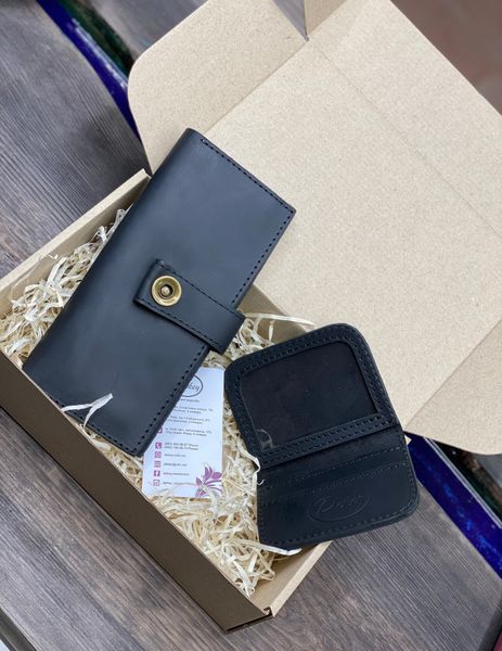 Комплект гаманець+обкладинка 6.0 Dekey  комплект 6.0 чорний фото