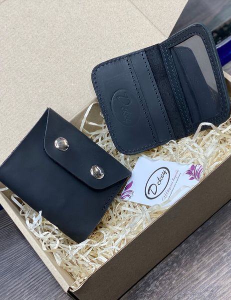 Комплект гаманець+обкладинка 8.0 Dekey  комплект 8.0 чорний фото