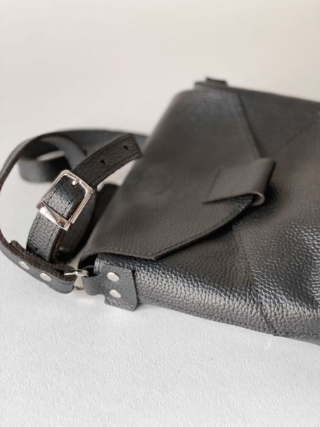 Жіноча шкіряна сумка Аврора Чорний Dekey  аврора чорний флотар фото