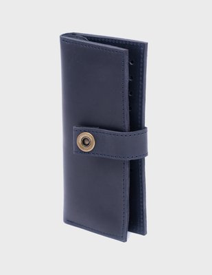Шкіряний гаманець 13.4 Синій Dekey (6921) 6921 фото