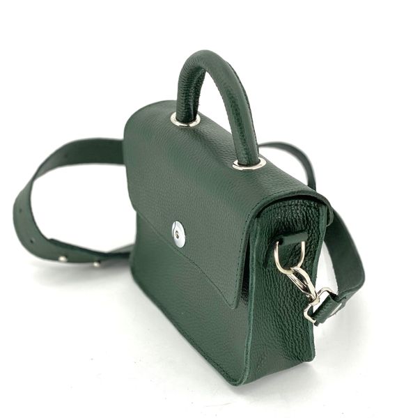 Жіноча шкіряна сумка Міні Зелений Dekey  міні зелений флотар фото