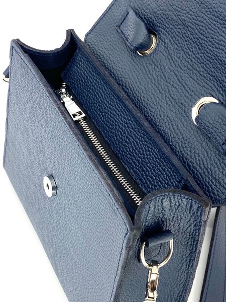 Жіноча шкіряна сумка Баланс Синій Dekey  баланс синій флотар фото