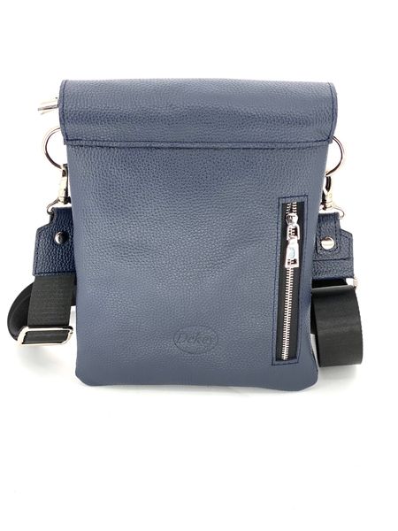 Чоловіча шкіряна сумка-планшет 3 Синій Флотар Dekey (9322) 9322 фото