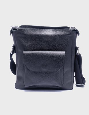 Шкіряна сумка-планшет Большой Чорний Флотар Унісекс Dekey (6752) 6752 фото