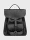 Жіночий шкіряний рюкзак Чорний Dekey  Рюкзак чорний крейзі фото 1