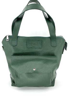 Жіноча сумка шкіряна Зелений Флотар Dekey  дікей зелений флотар фото