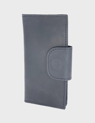 Шкіряний гаманець 13,5 Синій Dekey (7088) 7088 фото