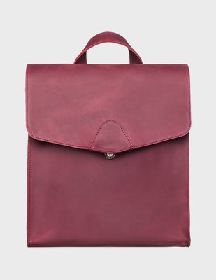 Жіноча шкіряна сумка-рюкзак Марсала Dekey  6508 фото