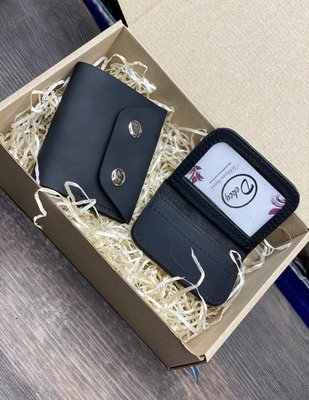 Комплект гаманець+обкладинка 8.0 Dekey  комплект 8.0 чорний фото