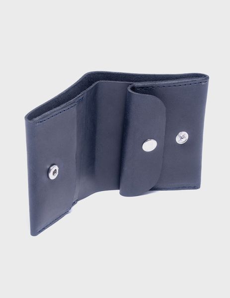 Чоловічий шкіряний гаманець 11.7 Синій Dekey (6865) 6865 фото